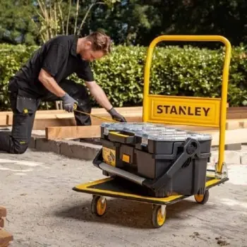 Karrocë platforme Stanley SXWTD-PC527, e palosshme, kapacitet 150kg