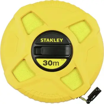 Metër me fibër qelqi Stanley 34-296, 20m x 12.7mm, i verdhë