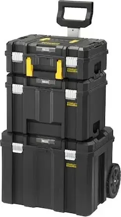 Set karroce veglash Stanley PRO-STACK FMST75753-9, 3 në 1, 3 pjesë, i verdhë
