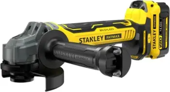 Brusilë këndi pa kabllo STANLEY SFMCG700M2K, 125 mm, 2x4.0Ah, e verdhë