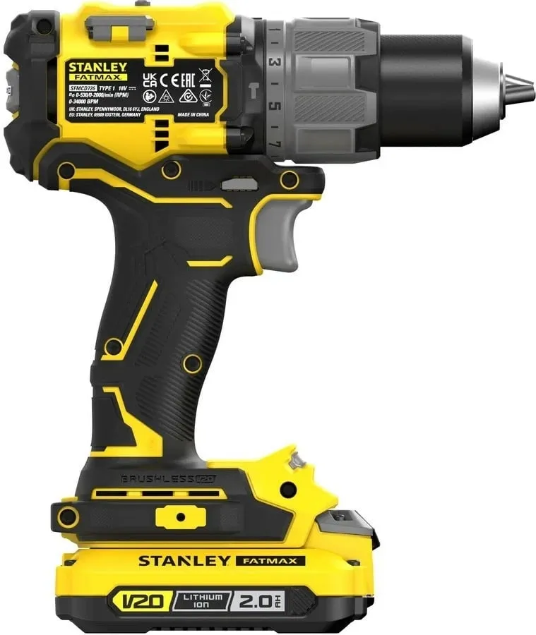Makineri goditëse/vidash Stanley Fatmax SFMCD726D2K, 18V, 2x2Ah, e zezë/verdhe - 2