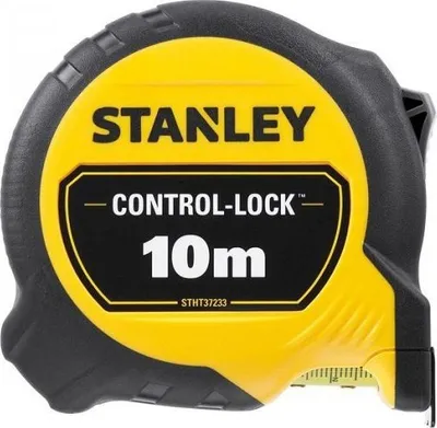 Metër matës Stanley CONTROL-LOCK STHT37233-0, 10 m, 25 mm, i verdhë - 1