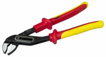 Pincë e rregullueshme Stanley MaxSteel VDE, 255 mm, 1000V, e verdhë