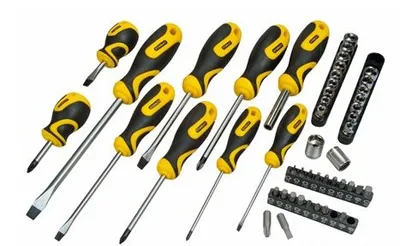 Komplet kaçavidash Stanley 48 copë + çantë - 1