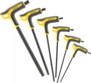 Set çelësa imbus Stanley Type P ST FM, 6 copë, veshje e zezë