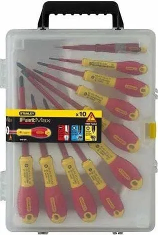 Set kaçavidash të izoluara Stanley, 10 copë, deri 1000V, multingjyrëshe - 1
