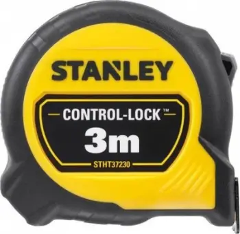 Metër matës Stanley Control Lock, 3 m, 19 mm, i verdhë