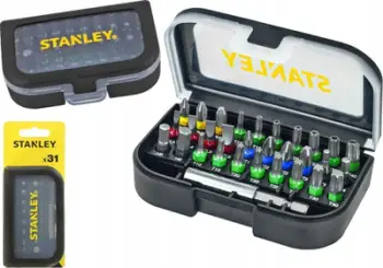 Set maje për kaçavidë Stanley, 31 copë, 25 mm