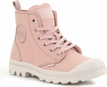 Çizme Palladium Pampa Hi Zip Sl për Femra, ngjyrë rozë
