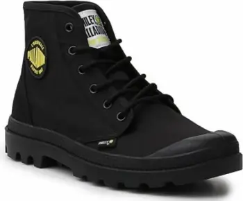 Këpucë Palladium Hi Be Kind për femra, të zeza