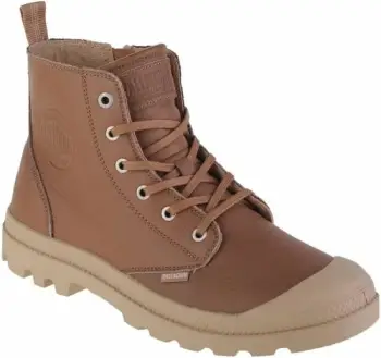 Atlete për meshkuj Palladium Pampa Zip Lth Ess M 76888-254-M, lëkurë natyrale, taban gome, kafe