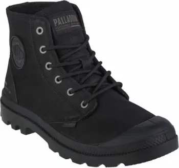Atlete të larta Palladium Pampa Hi Supply Lth W 77963-001-M, lëkurë natyrale, shollë gome, të zeza