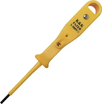 Testues tensioni Dedra Fazer, 3-500V, plastik, i kuq