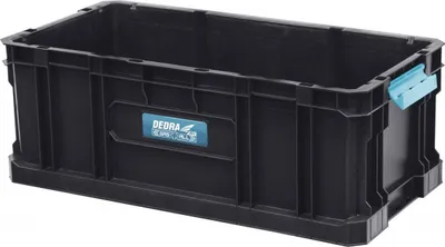 Kuti veglash Dedra Large Open Tool Box 200, sistem SAS, e zezë - 1