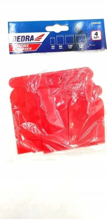 Set shpatullash për lyerje Dedra, plastik, 4 copë, shumëngjyrëshe