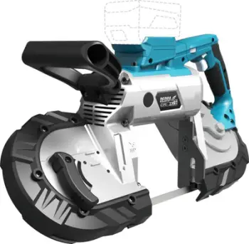 Sharrë brez metalike Dedra SAS+ALL DED6902, 127mm, 18V, blu e zezë