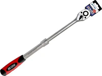 Çelës Dedra, 1/2'', 72T, CRV 6140, 305-445mm, i hirtë - 1