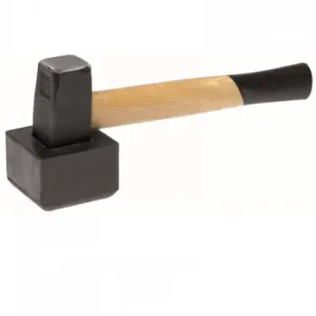 Çekiç shtrimi me dorezë druri Dedra, 1.75 kg, 280 mm, i zi / bezhë