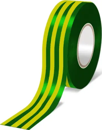 Shirit izolues elektrik Dedra PVC, 19mm x 33m, verdhë jeshile