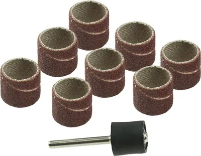 Rrip bluarës Dedra, 12.7mm, K60 K120, set 9 copë - 1