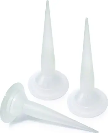 Set tuba aplikues për silikon Dedra, 3 copë, transparent