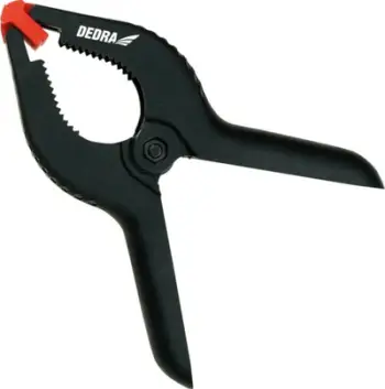 Kapsë suste Dedra Spring Clamp, 150mm, plastike, e zezë