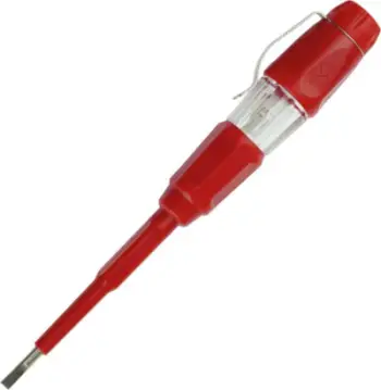 Testues tensioni dhe rryme Dedra, 3 sonda 140mm, plastikë e kuqe