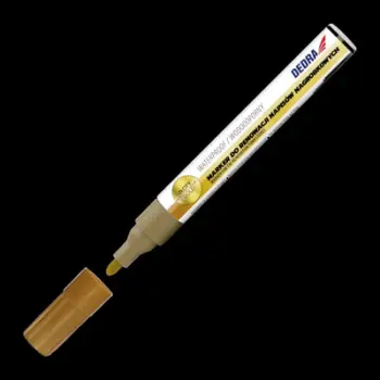 Marker për gur varri Dedra, majë 2.5 mm, i artë