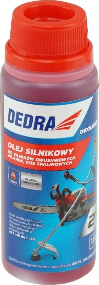 Vaj Dedra, për motorë 2 taktësh të sharrave motorike, 100ml
