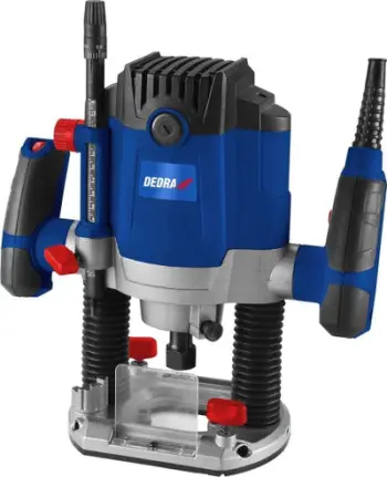 Frezë elektrike Dedra Router 1600W, për dru, blu