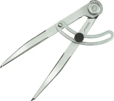 Kompas metalpunues Dedra 150mm, metal, gri - 1