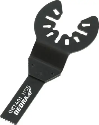Teh multitool Dedra 08T401 HCS, për dru, fiksim universal, i zi