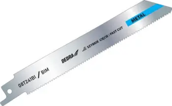Tehë për sharrë reciproke Dedra, 150mm dhe 125mm, për metal, BIM, set 2 copë