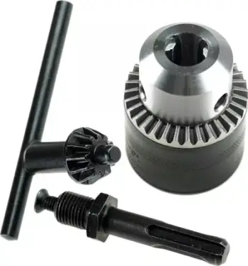 Set mandrinash me çelës Dedra, 3 copë, 1.5-13mm, 1/2"-20UNF
