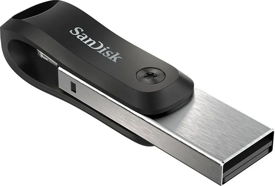 USB Flash Drive SanDisk iXpand Go, 256GB, USB 3.0/Lightning, e argjendtë/e zezë - 4