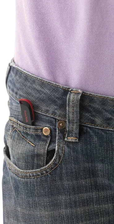 USB SanDisk Cruzer Blade, 32 Gb, e zezë - kuqe - 5