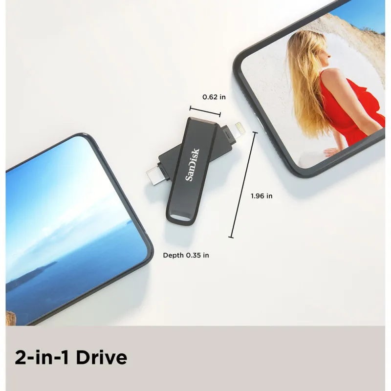 SanDisk iXpand Flash Drive Luxe 256GB - 5