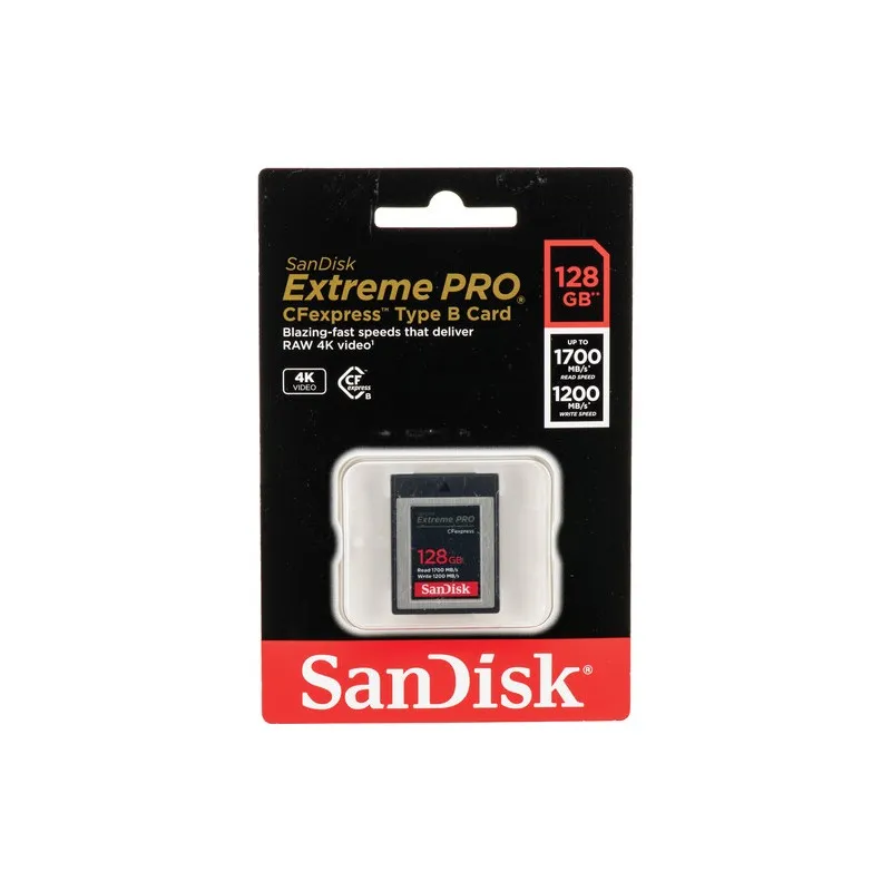 SanDisk Extreme PRO CFexpress 128GB Type-B - 2