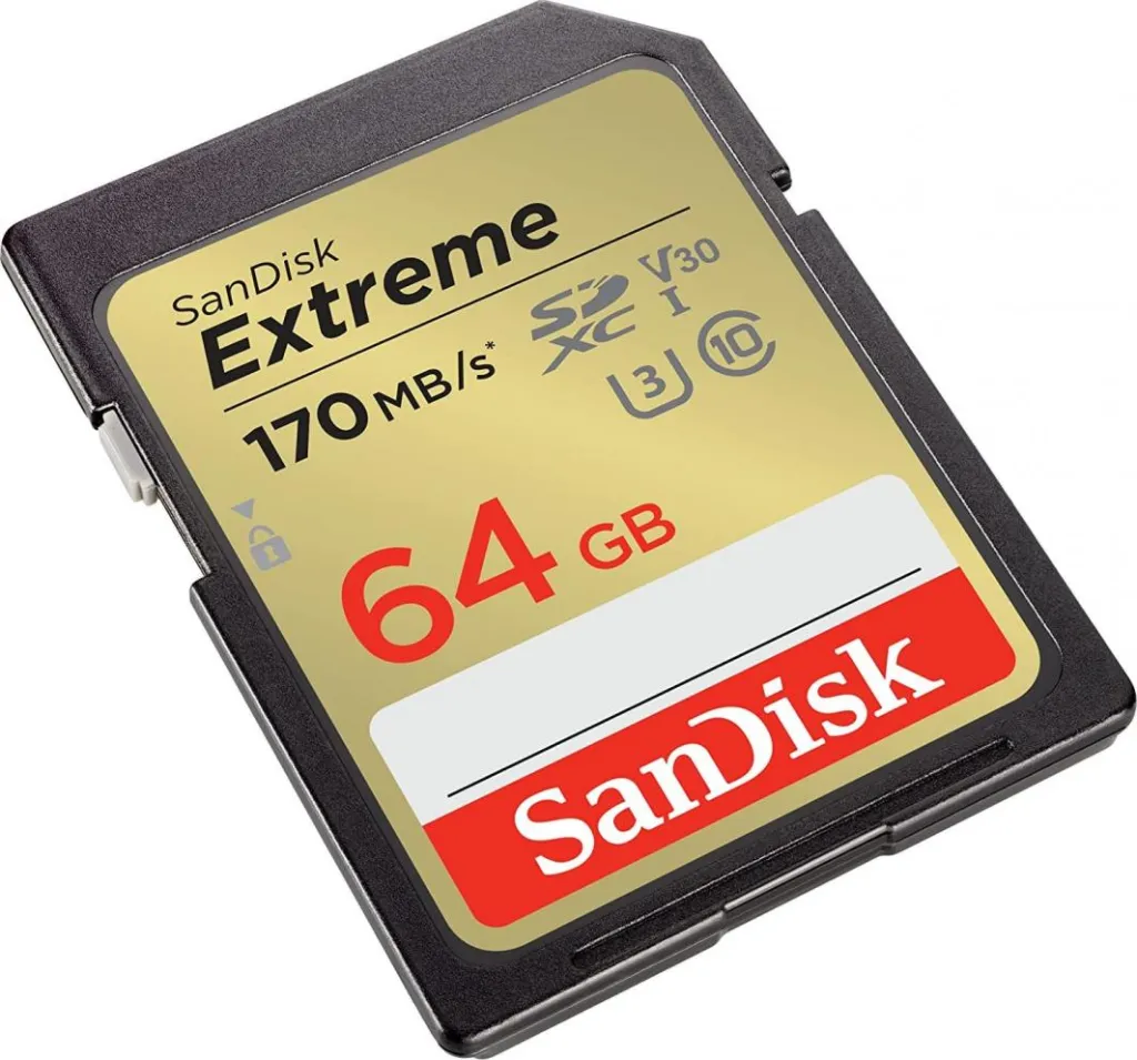 Kartë e memories SanDisk Extreme, SDXC, 64 GB, Class 10 - 2