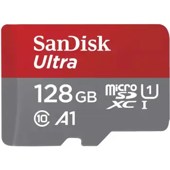 Kartë memorie SanDisk Ultra microSDXC, 128GB, 140MB/s