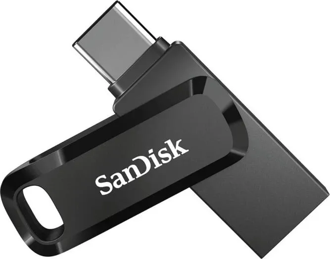 USB Sandisk Ultra Dual, 32GB, type-C, e zezë - 1