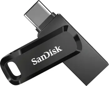 USB Sandisk Ultra Dual, 32GB, type-C, e zezë
