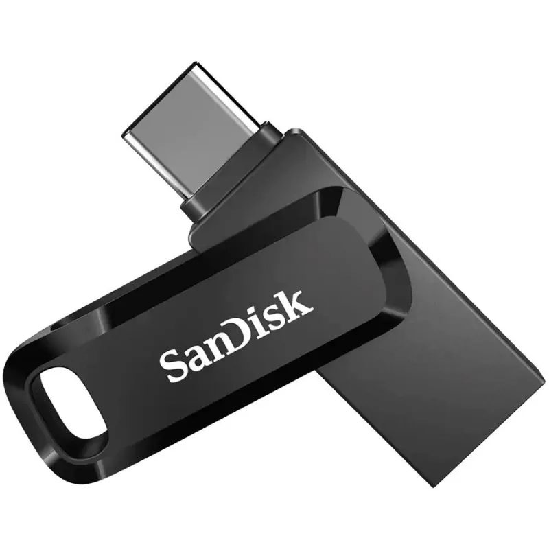 USB Sandisk Ultra Dual, 128GB, type-C, e zezë - 2