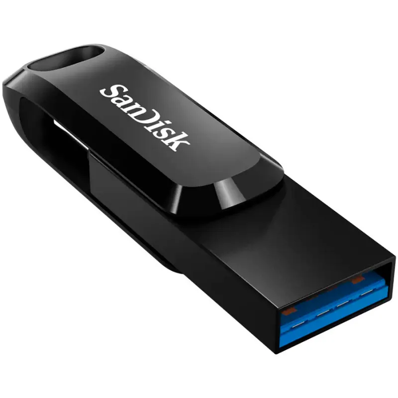 USB Sandisk Ultra Dual, 128GB, type-C, e zezë - 3