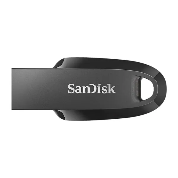 USB Sandisk Ultra Curve, 64GB, 3.2, e zezë - 3