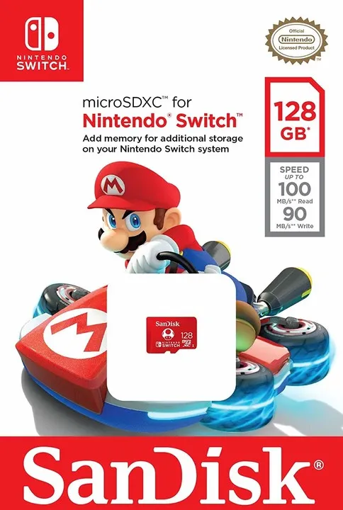 Kartë memorie Sandisk Micro SDXC për Nintendo Switch, 128GB - 4