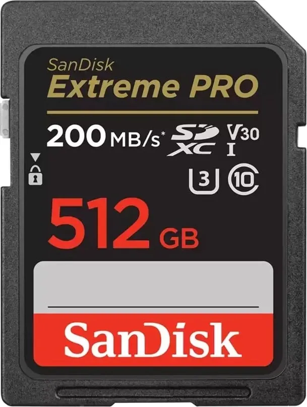 Kartë e memories SanDisk Extreme PRO, SDXC, 512 GB, Class 10 - 1