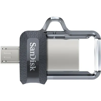 USB SanDisk Ultra Dual m3.0, 256 GB, USB Type-A / Micro-USB - 2