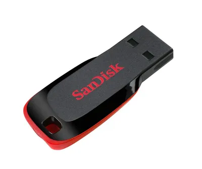 USB SanDisk Cruzer Blade, 128 GB, USB Type-A - 6