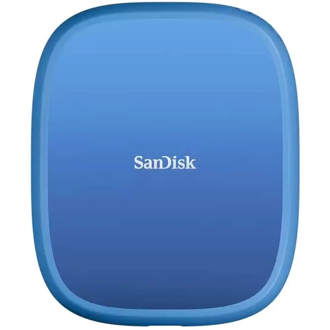 SSD i jashtëm Sandisk 2TB, USB Type-C, ngjyrë blu - 1